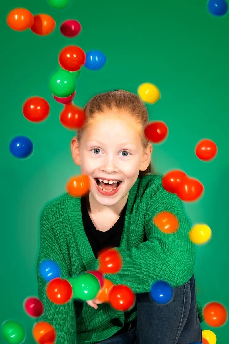 Bold concept groene ballen